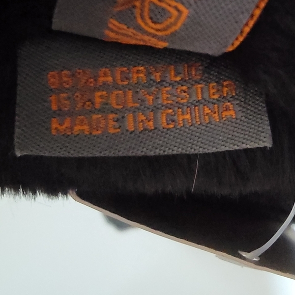 Faux Fur Infinity Scarf In Black NWT - Picture 9 of 11